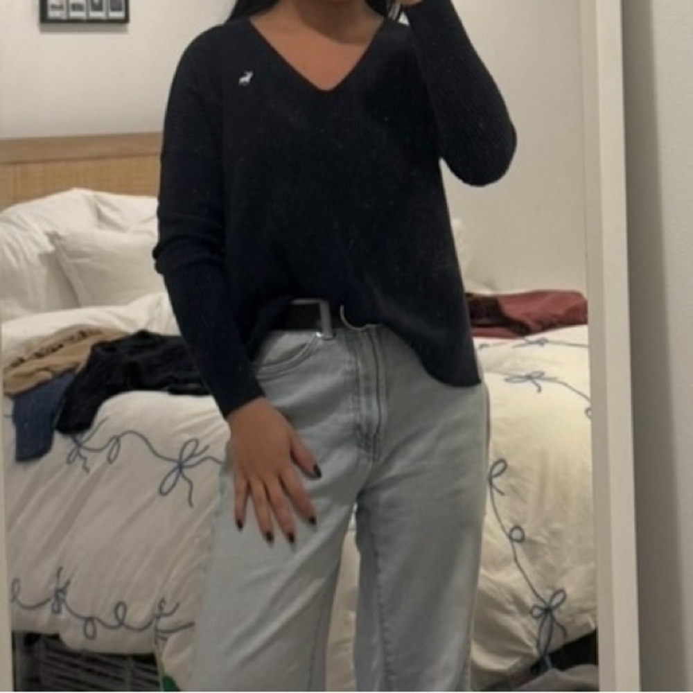 Abercrombie & Fitch Navy Sweater